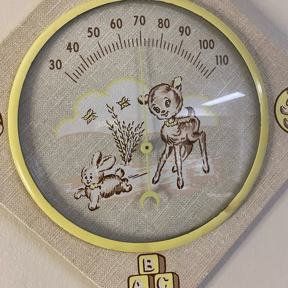 1969 Vintage Baby-Temp retro Nursery Thermometer - Picture 3 of 5